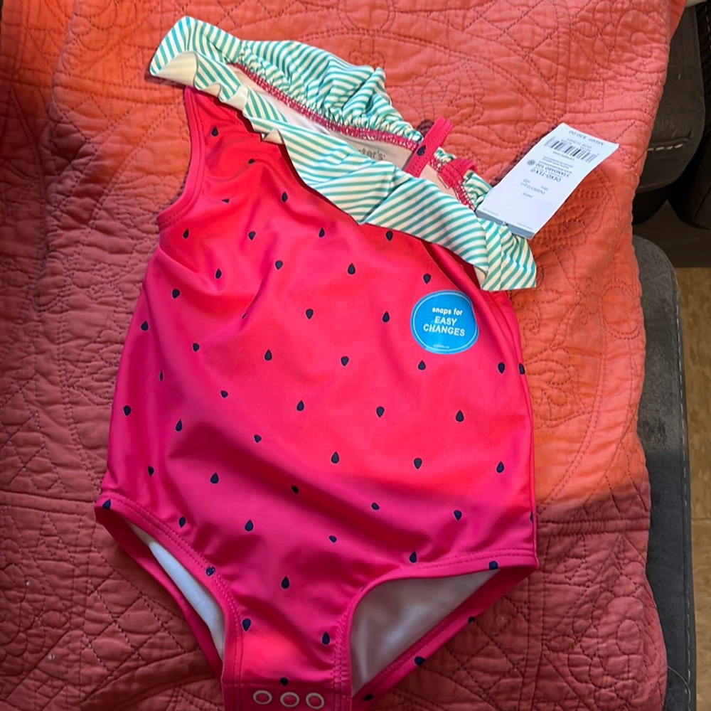 Carters watermelon one piece. New